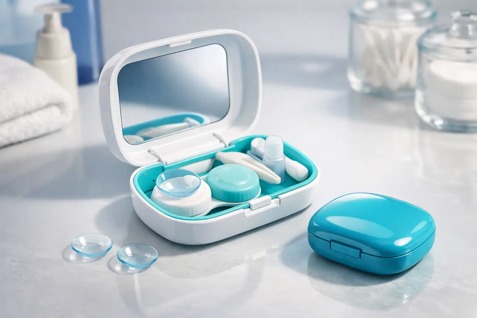 Compact Contact Lens Storage System That Works