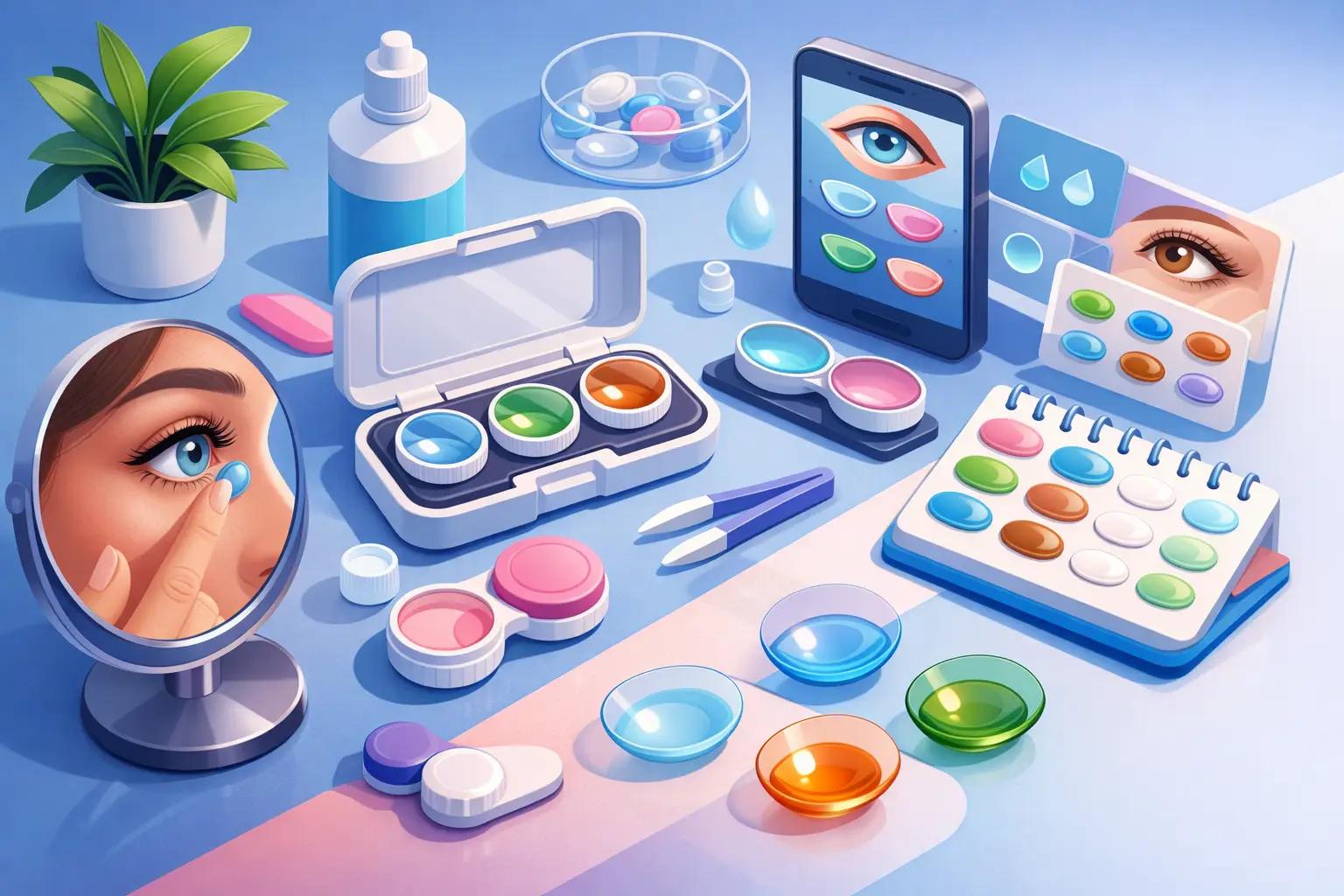 How to Keep Track of Colored Contacts Easily