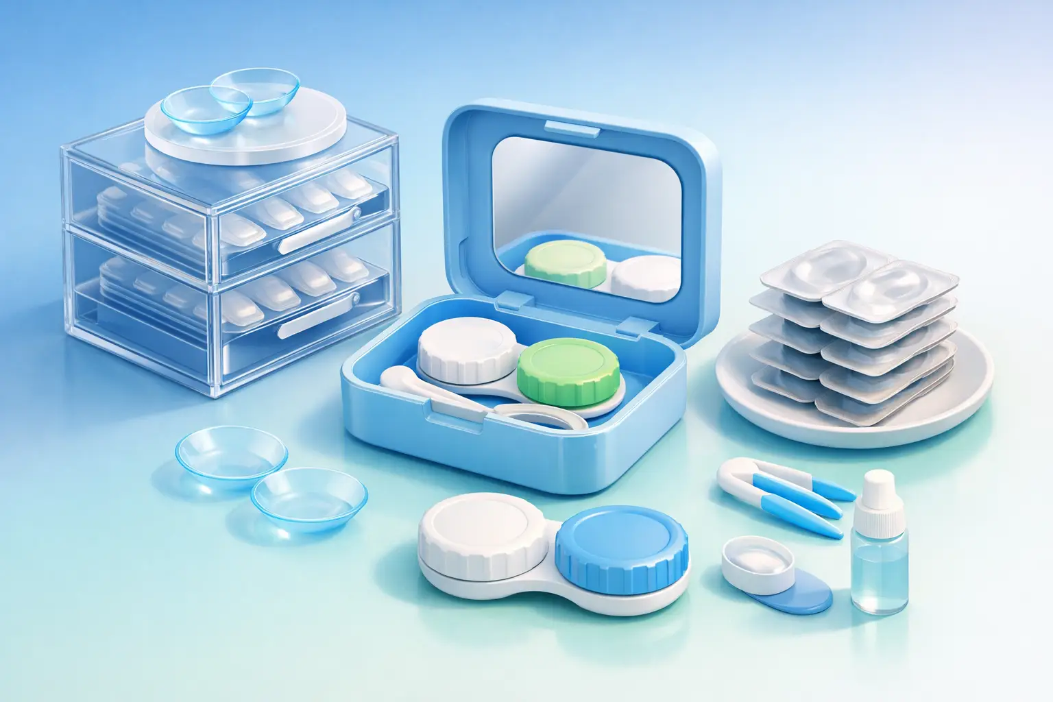 How to Organize Contact Lenses Simply