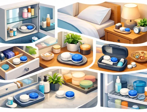 Where to Store Contact Lens Cases at Home