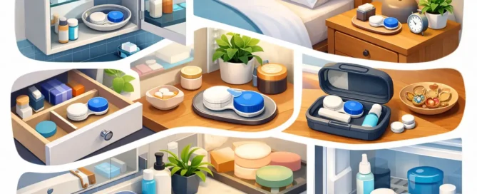 Where to Store Contact Lens Cases at Home