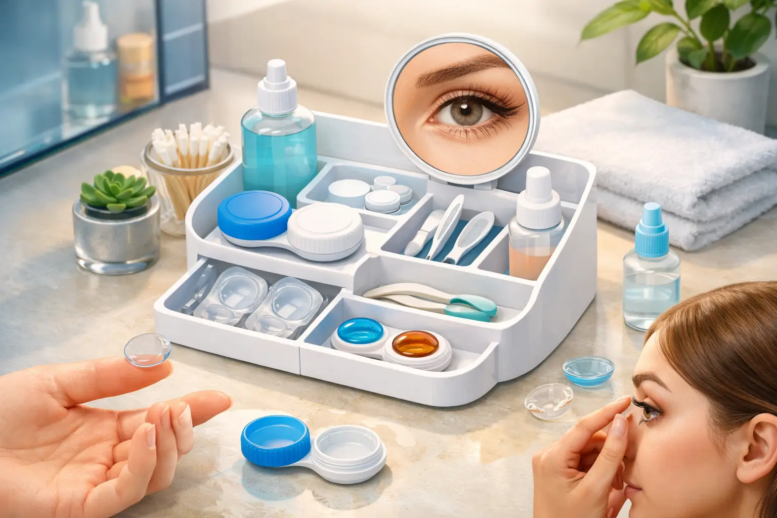 Why a Contact Lens Accessories Organizer Helps