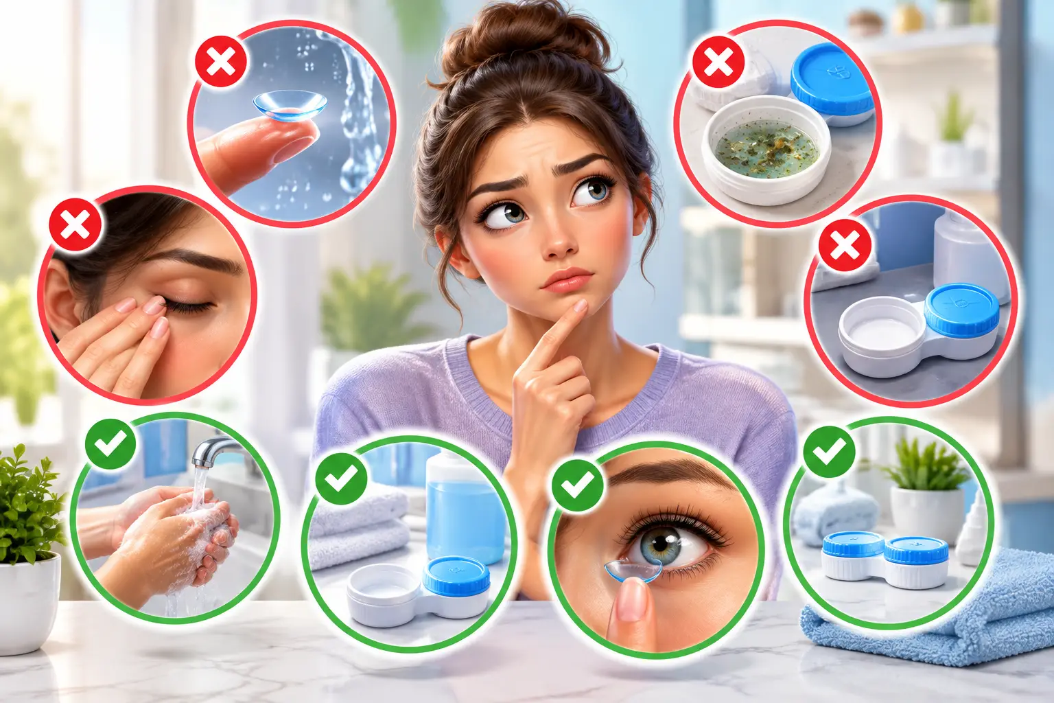 8 Top Contact Lens Hygiene Mistakes to Avoid