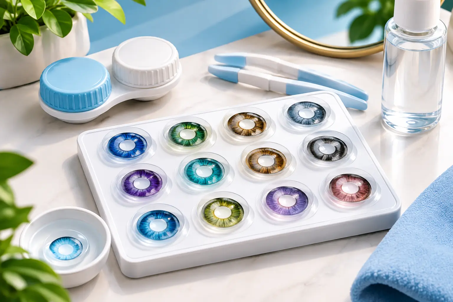 Best Colored Lens Displays for Clearer Organization