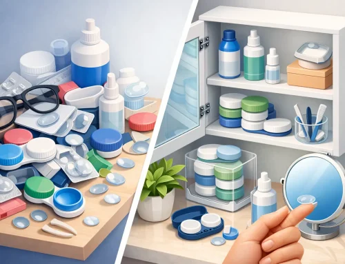How to Reduce Contact Lens Clutter for Good