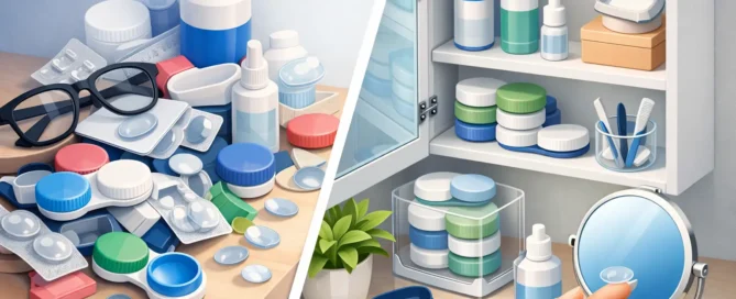 How to Reduce Contact Lens Clutter for Good
