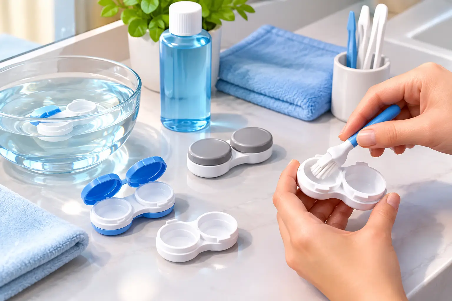 How to Sanitize Lens Holders Without Mix-Ups