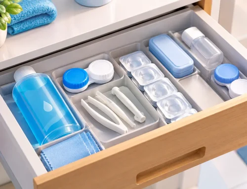 Eye Care Drawer Essentials for Contact Lens Users
