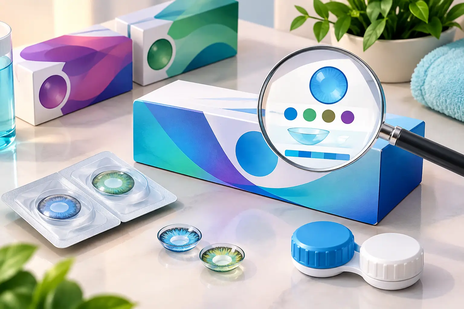How to Decode Colored Lens Packaging Labels Easily